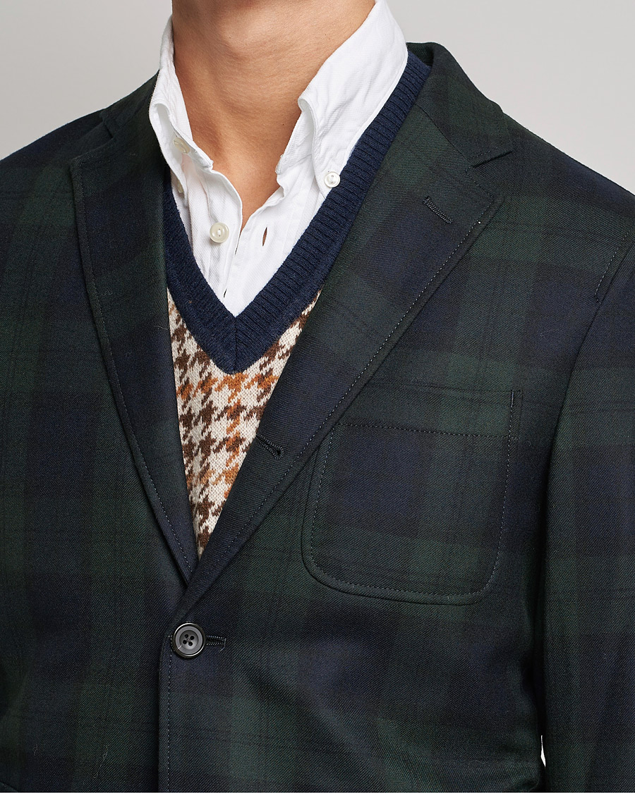 Heren | Blazers | BEAMS PLUS | Flannel Blazer Blackwatch