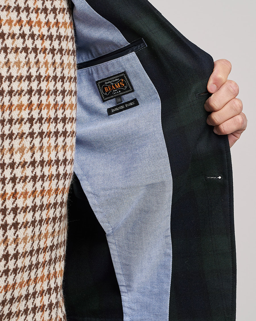Heren | Blazers | BEAMS PLUS | Flannel Blazer Blackwatch