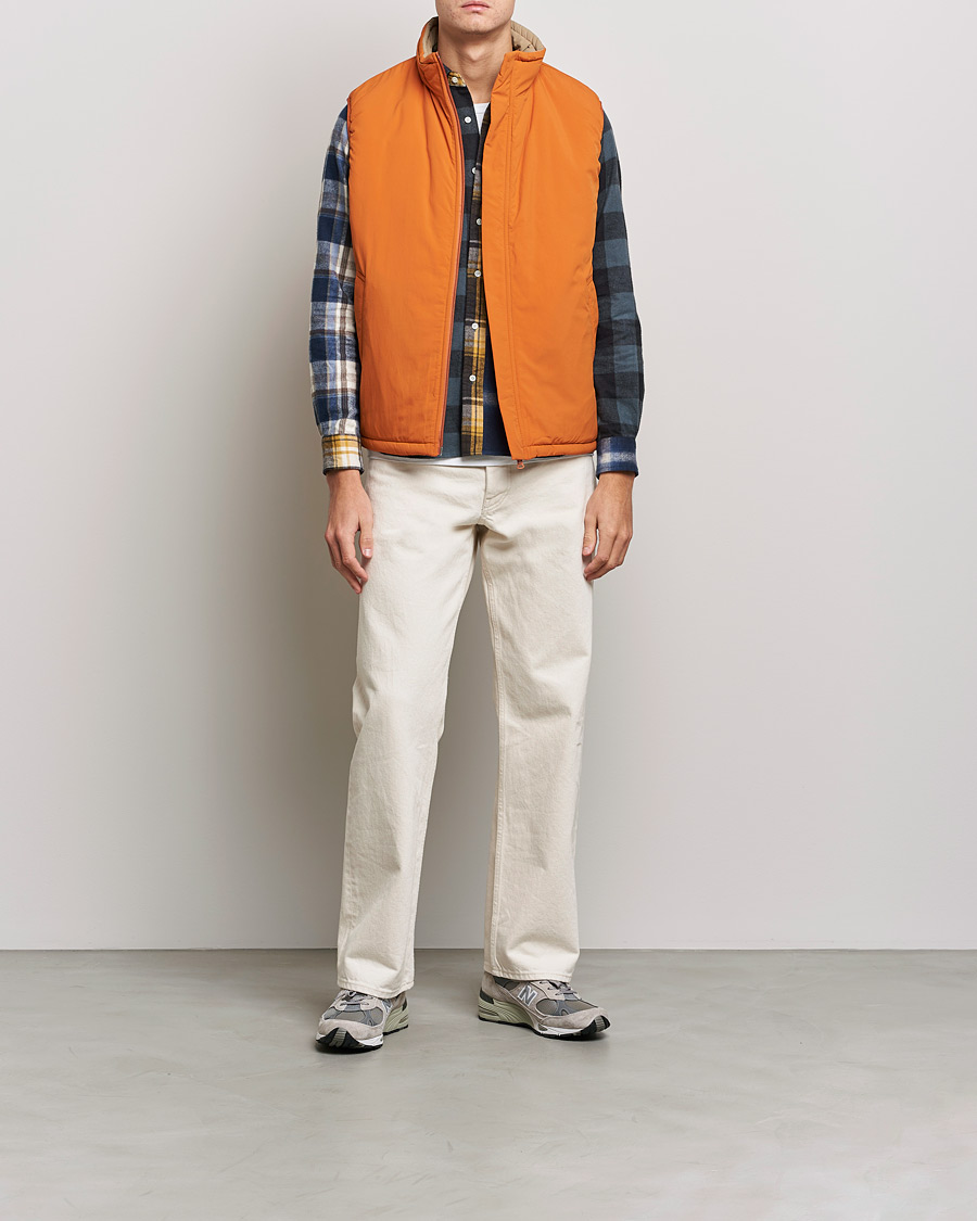 Heren | Jassen | BEAMS PLUS | MIL Puffer Vest Orange