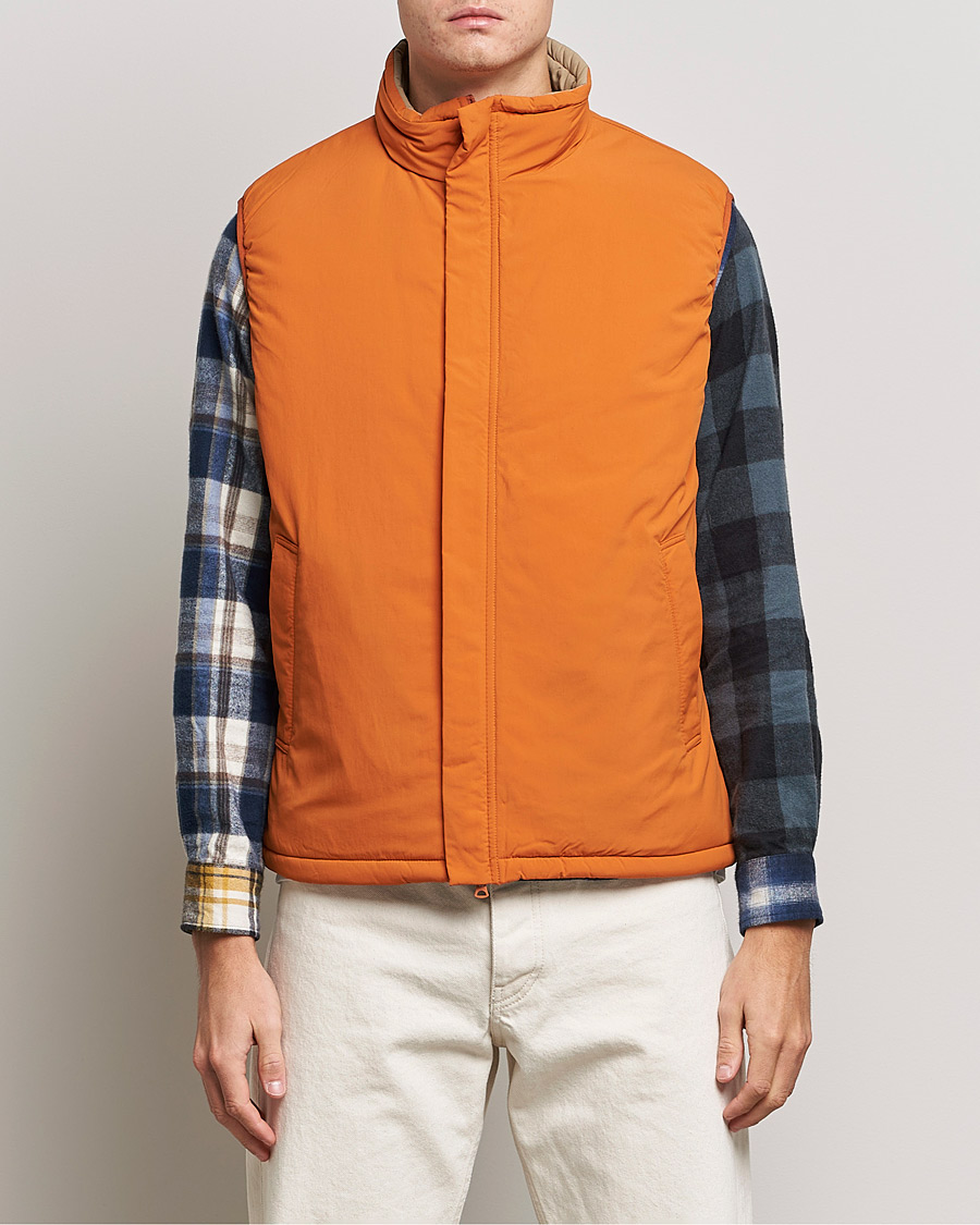Heren | Jassen | BEAMS PLUS | MIL Puffer Vest Orange