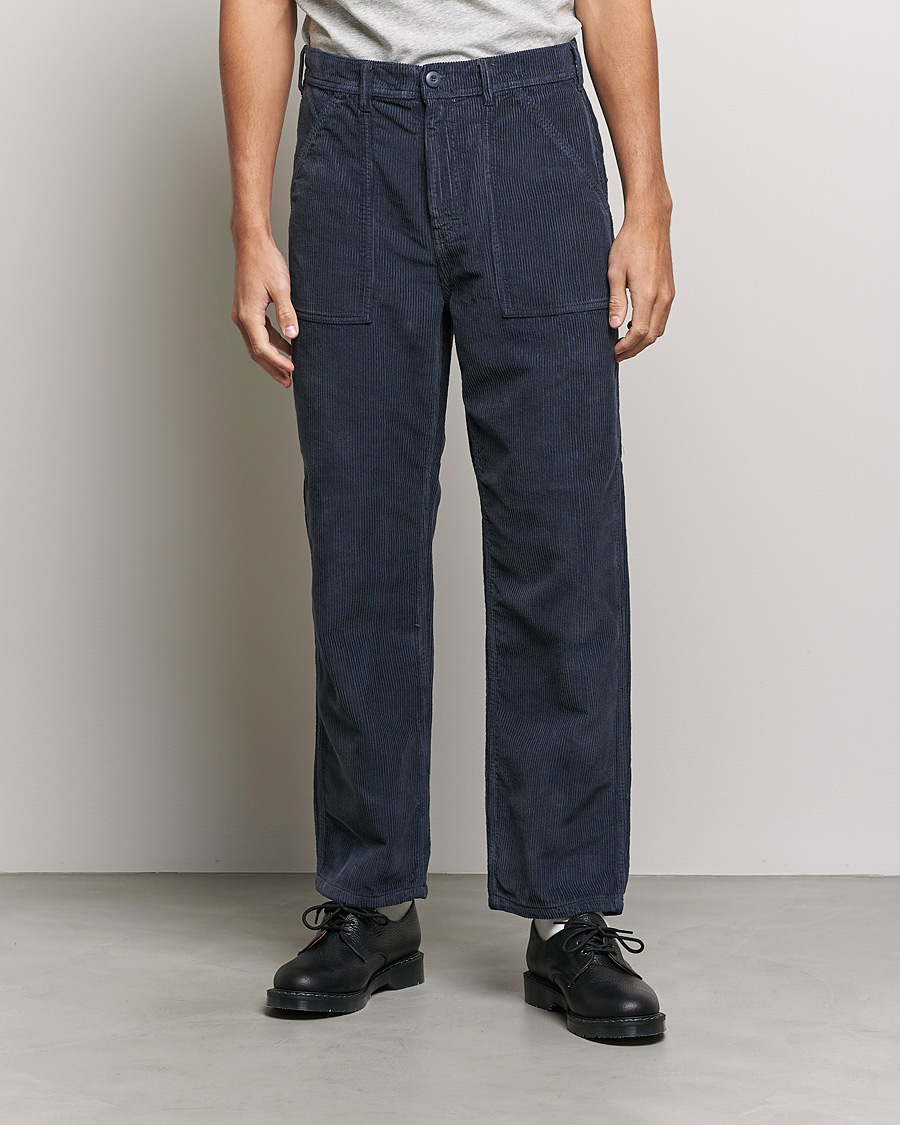 Heren | Broeken | Stan Ray | Corduroy Fat Pants Navy