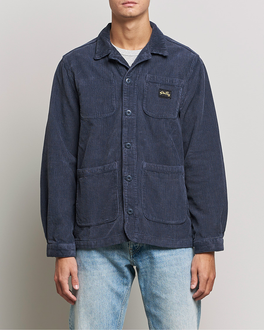 Heren | Jassen | Stan Ray | Painters Cord Shirt Jacket Navy