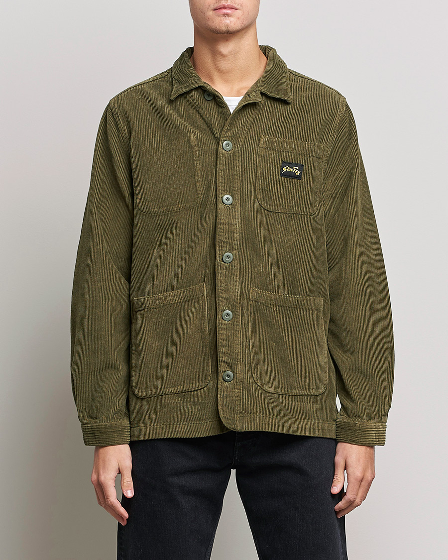 Heren | Jassen | Stan Ray | Painters Cord Shirt Jacket Olive