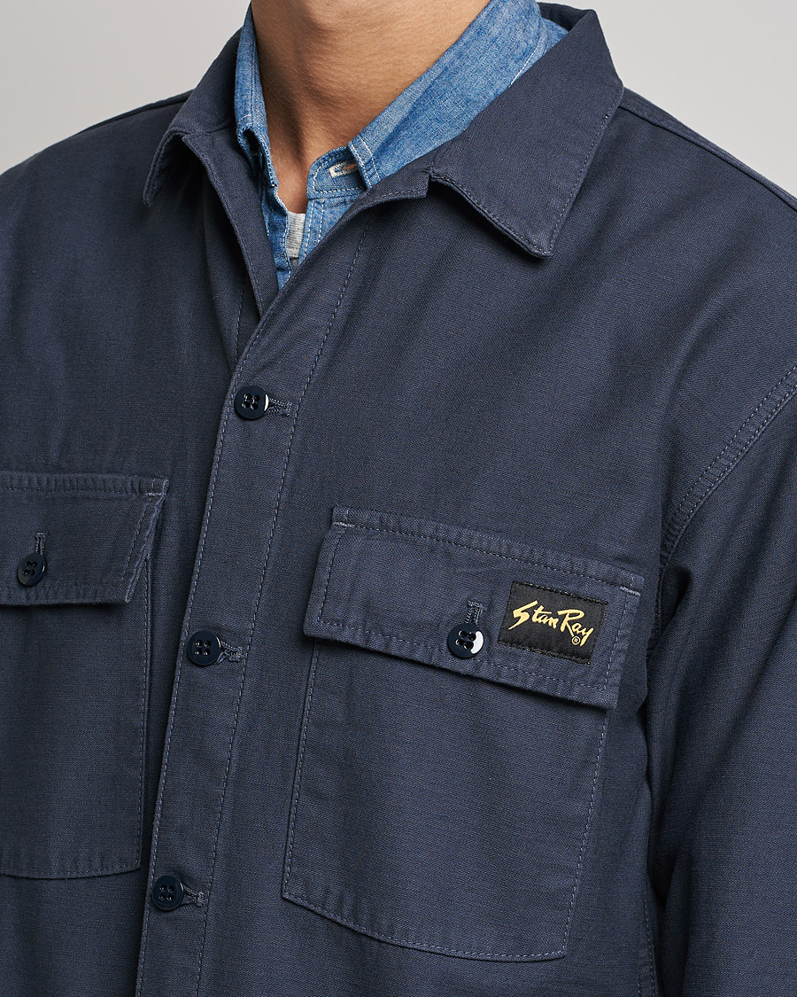 Heren | Overhemden | Stan Ray | CPO Sateen Overshirt Navy