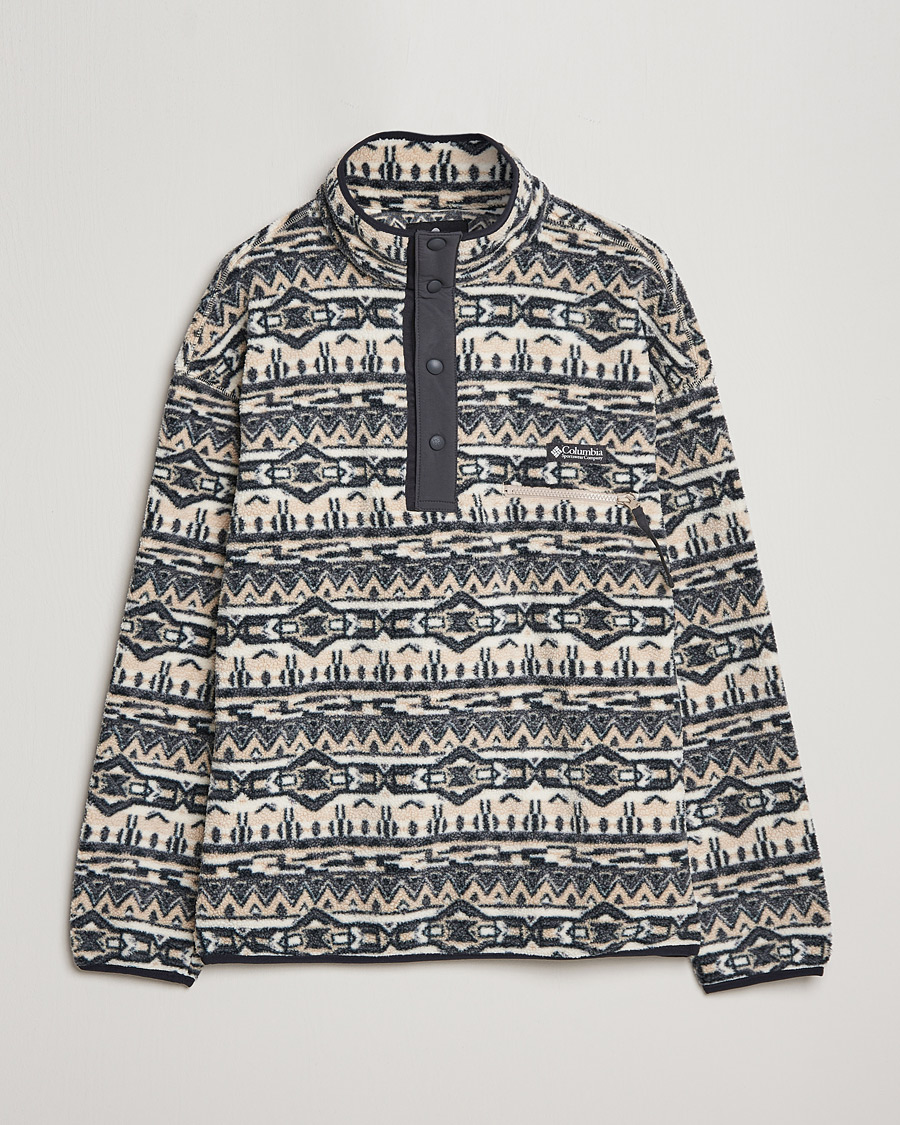 Heren | Truien | Columbia | Helvetia Half Snap Fleece Ancient Fossil 80s Print