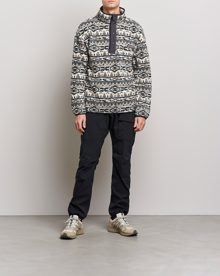 Heren | Truien | Columbia | Helvetia Half Snap Fleece Ancient Fossil 80s Print