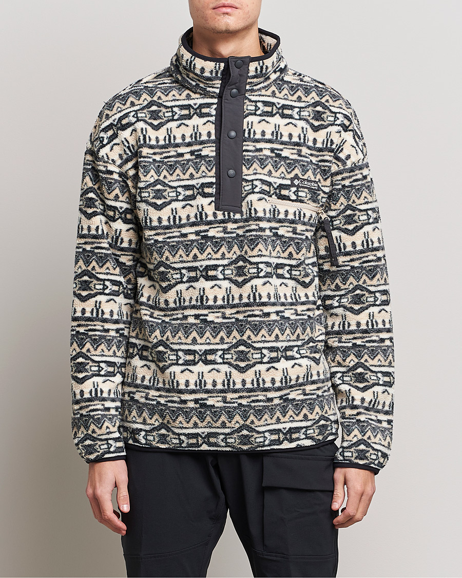 Heren | Truien | Columbia | Helvetia Half Snap Fleece Ancient Fossil 80s Print