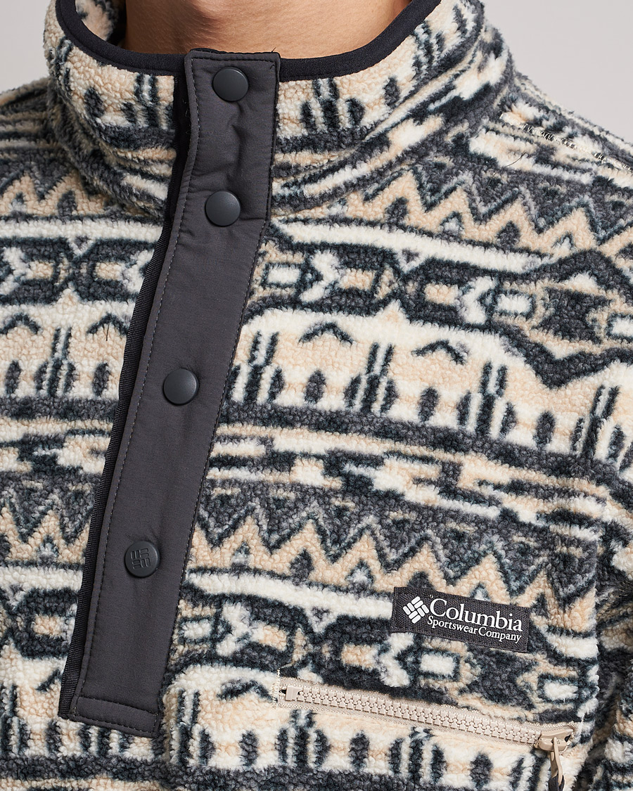 Heren | Truien | Columbia | Helvetia Half Snap Fleece Ancient Fossil 80s Print