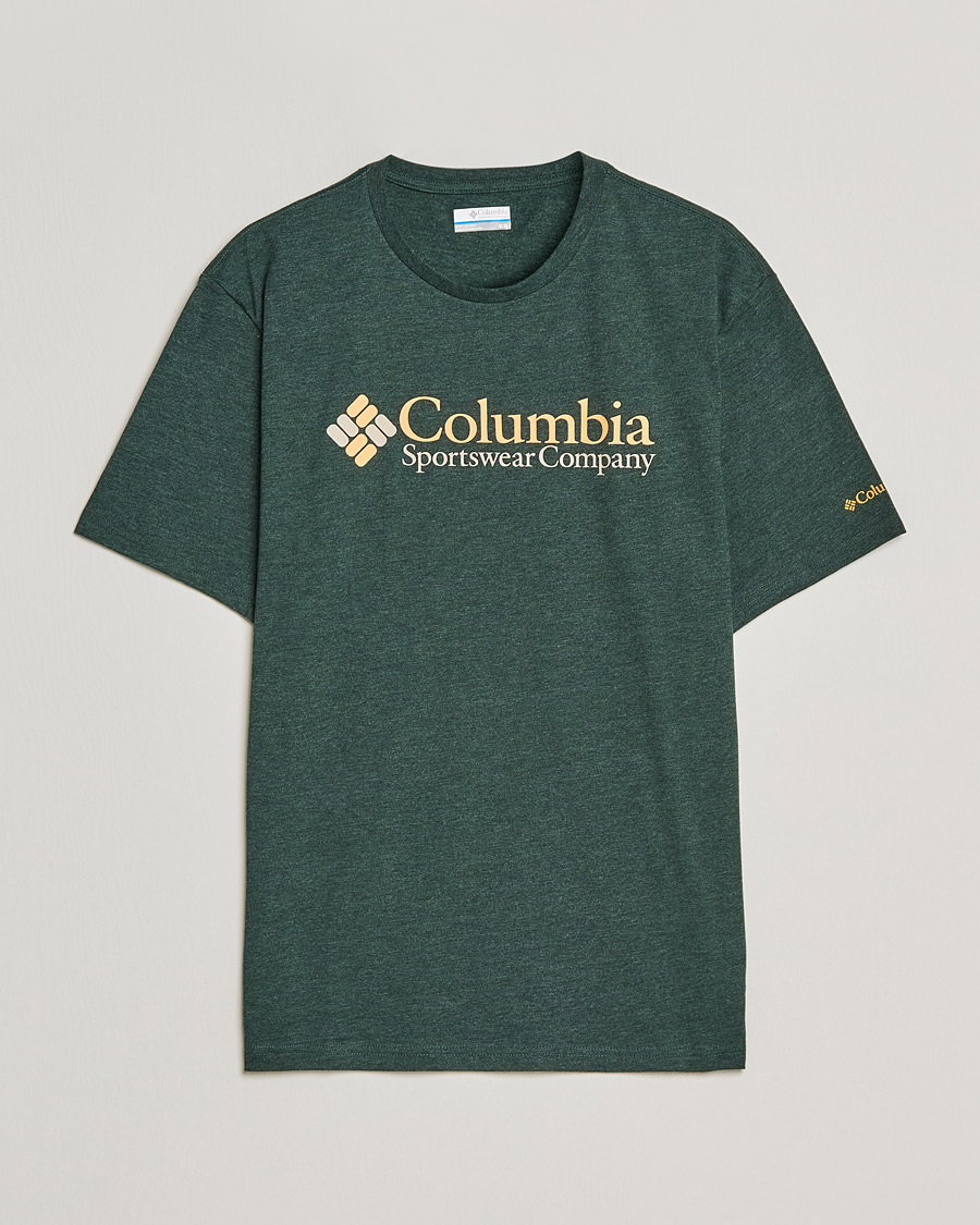 Heren | T-shirts | Columbia | Basic Logo Short Sleeve T-Shirt Spruce Heather