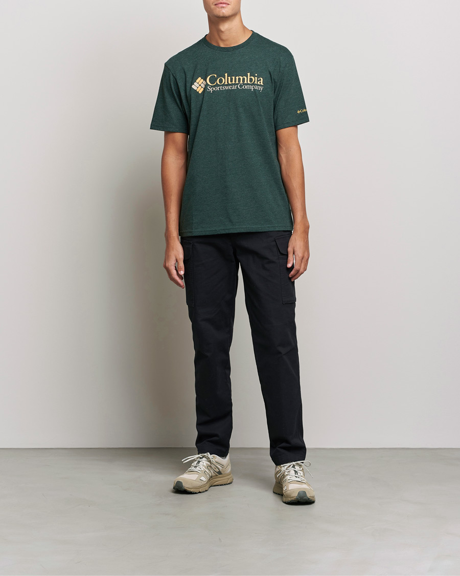 Heren | T-shirts | Columbia | Basic Logo Short Sleeve T-Shirt Spruce Heather