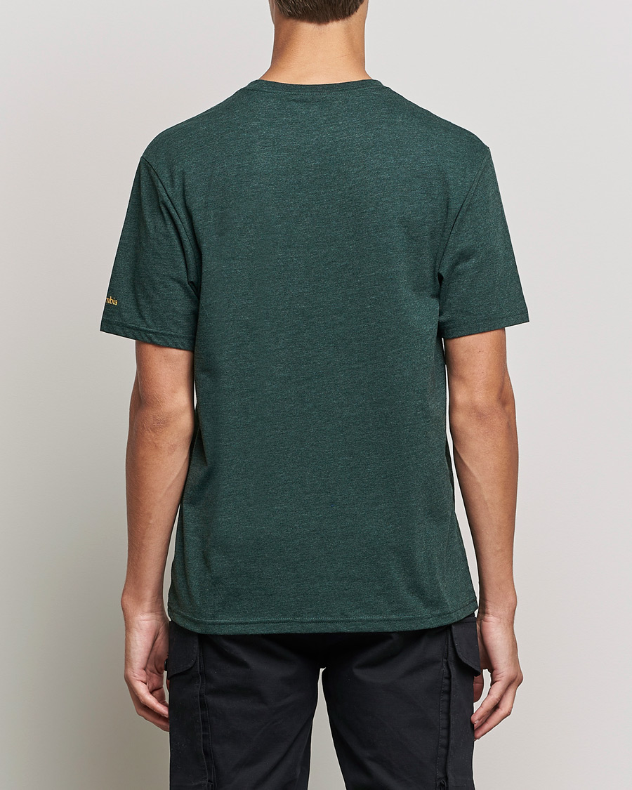 Heren | T-shirts | Columbia | Basic Logo Short Sleeve T-Shirt Spruce Heather