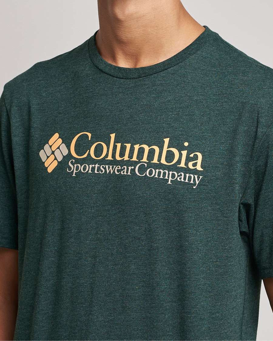Heren | T-shirts | Columbia | Basic Logo Short Sleeve T-Shirt Spruce Heather