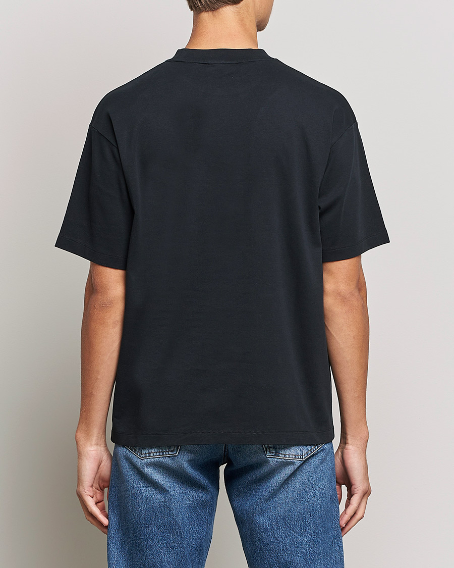 Heren | T-shirts | Drôle de Monsieur | Signature T-Shirt Black