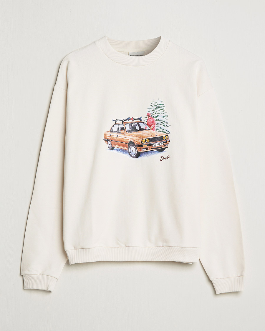 Heren | Truien | Drôle de Monsieur | Departe Ski Sweatshirt Off White
