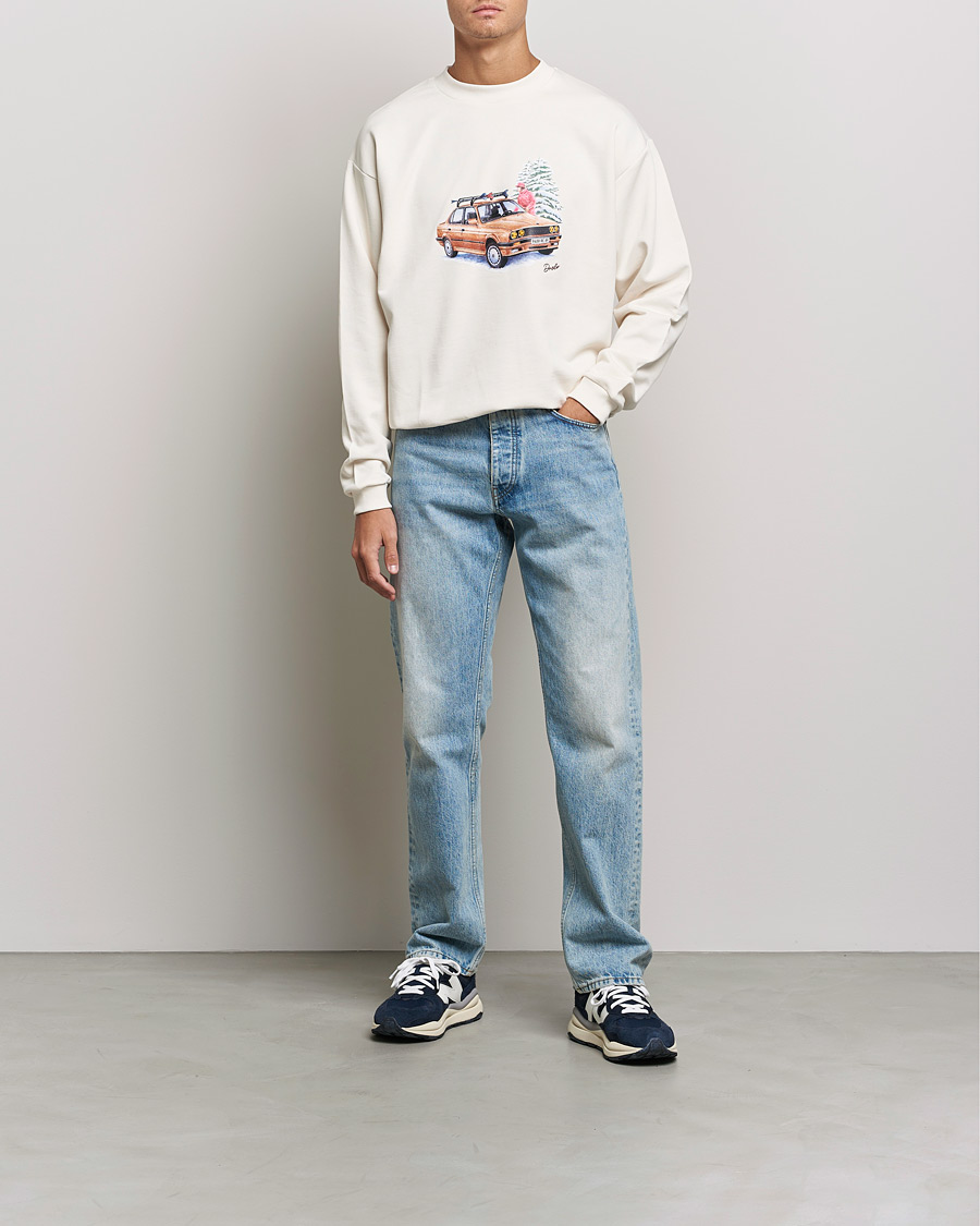 Heren | Truien | Drôle de Monsieur | Departe Ski Sweatshirt Off White