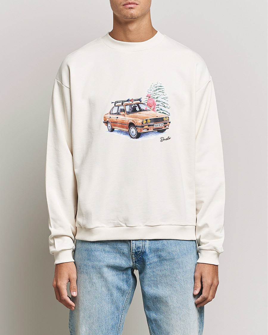 Heren | Truien | Drôle de Monsieur | Departe Ski Sweatshirt Off White