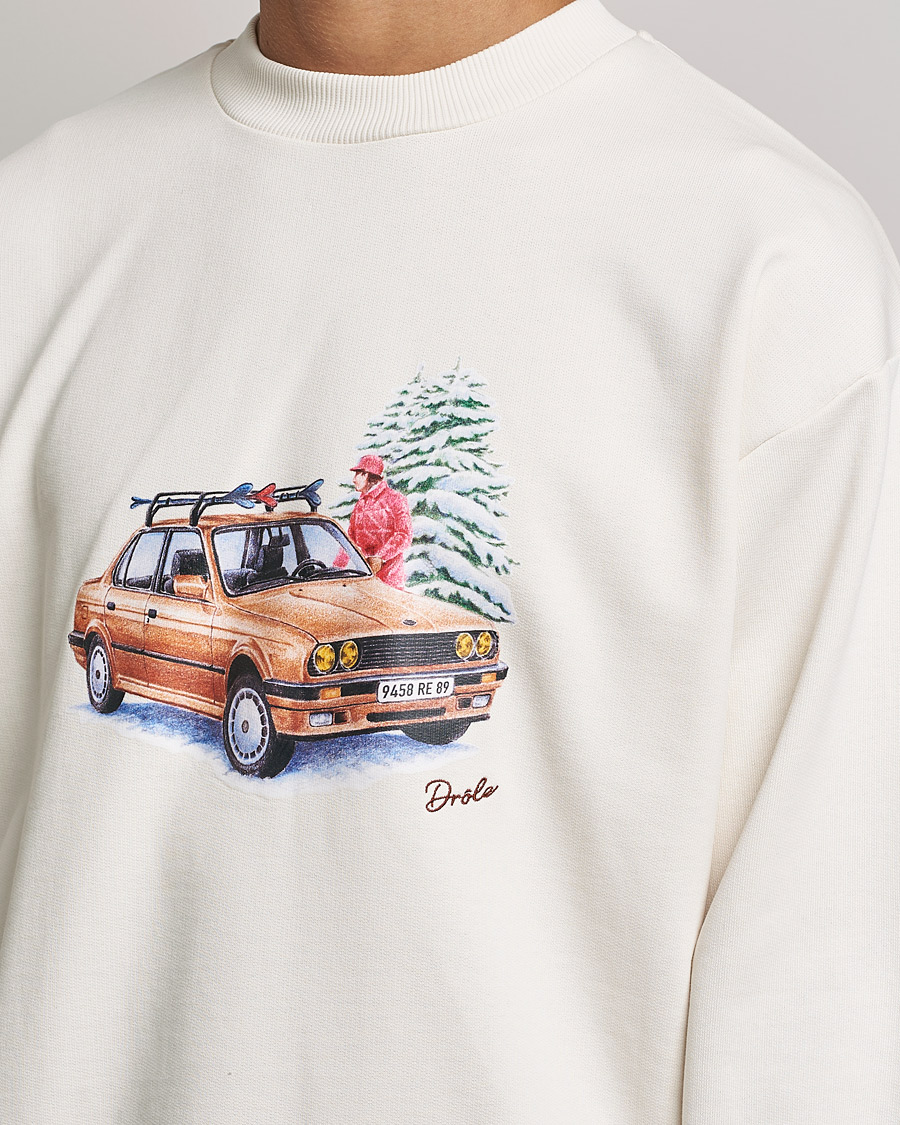 Heren | Truien | Drôle de Monsieur | Departe Ski Sweatshirt Off White
