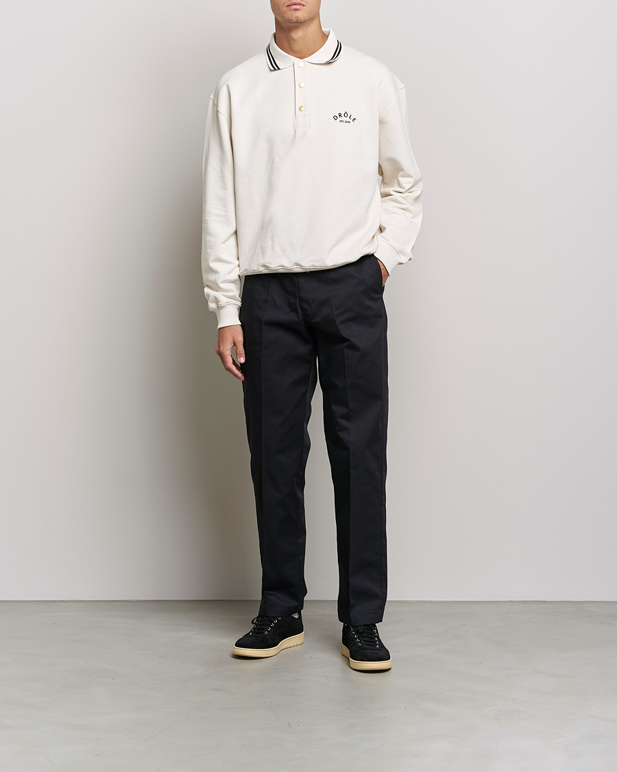 Heren | Broeken | Drôle de Monsieur | Twill Pants Black