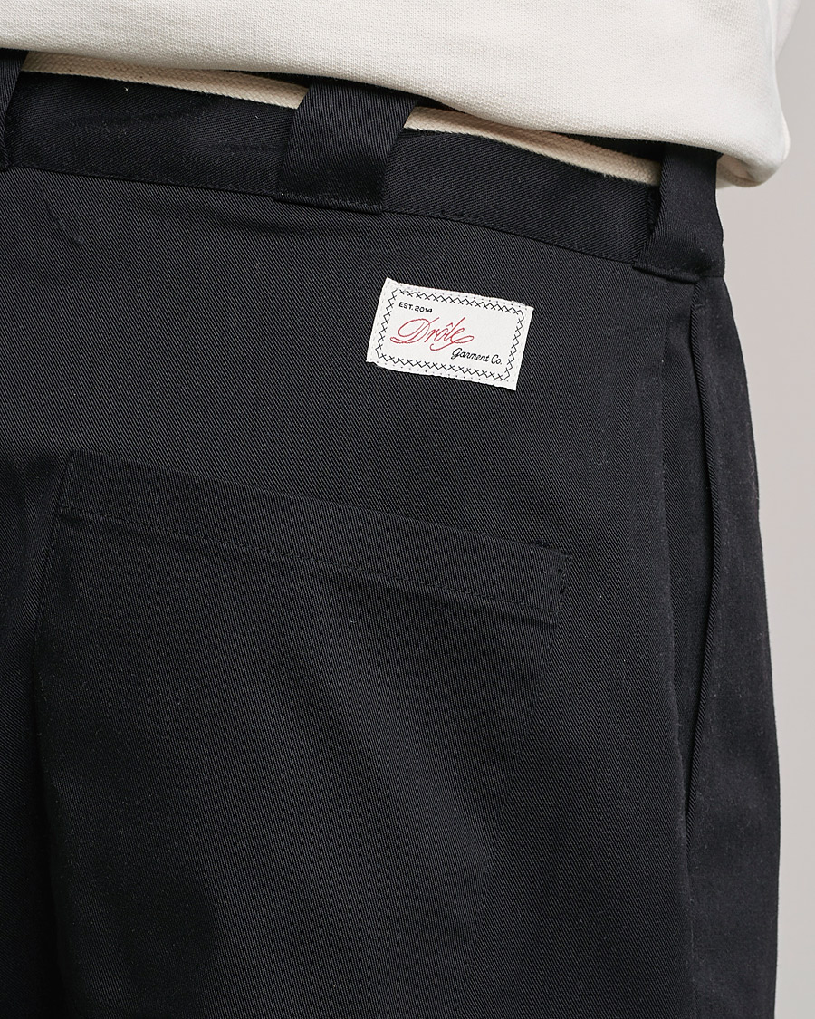 Heren | Broeken | Drôle de Monsieur | Twill Pants Black
