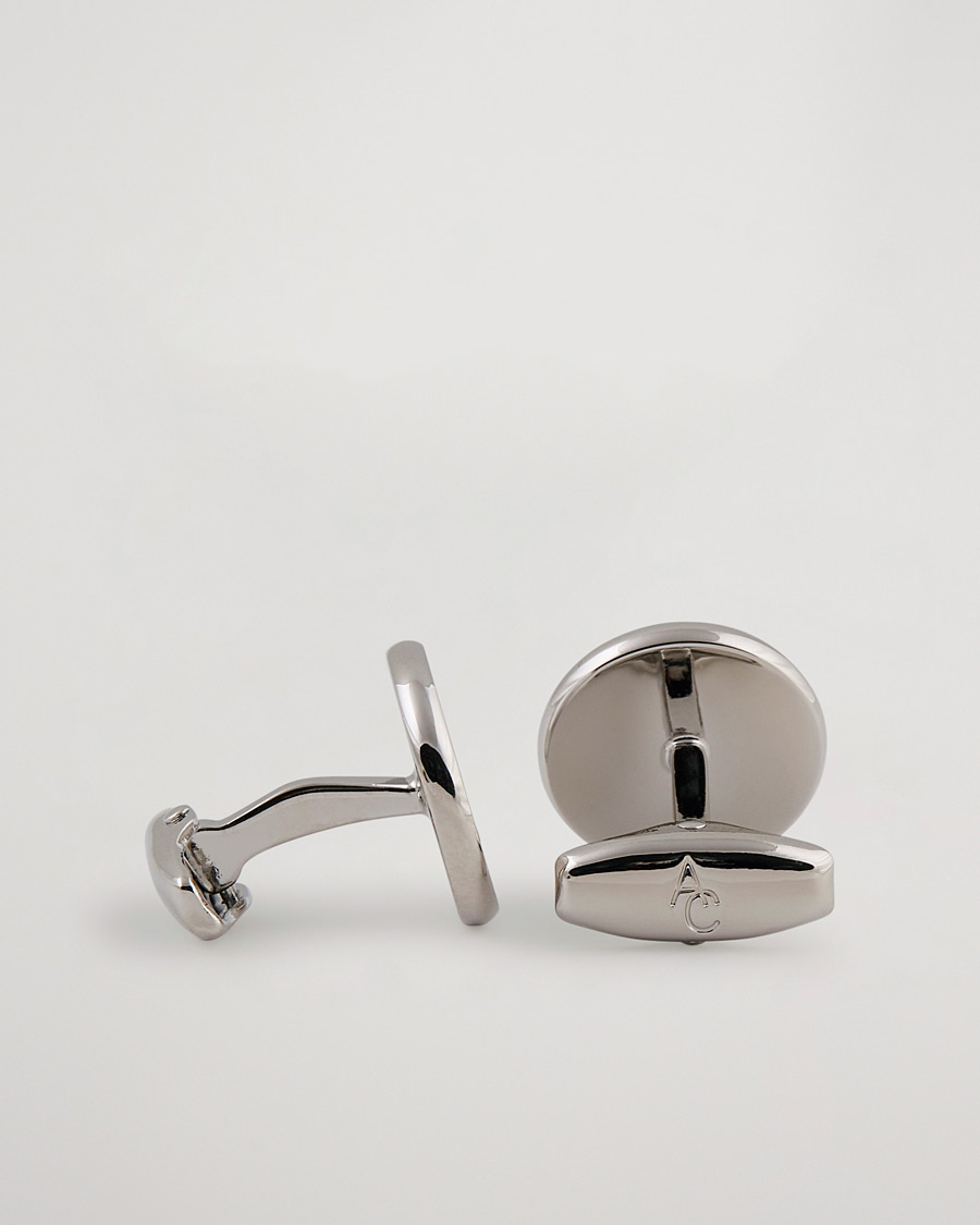 Heren | Accessoires | Amanda Christensen | Cufflink & Shirt Studs Set White/Silver