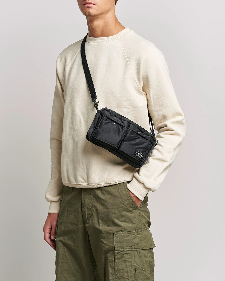 Men | Porter-Yoshida & Co. | Porter-Yoshida & Co. | Tanker Small Shoulder Bag Black