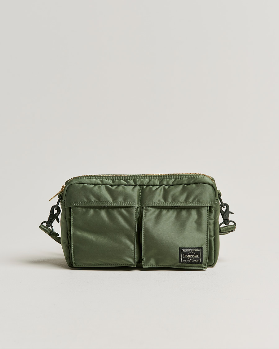 Heren | Porter-Yoshida & Co. Tanker Small Shoulder Bag Sage Green | Porter-Yoshida & Co. | Tanker Small Shoulder Bag Sage Green