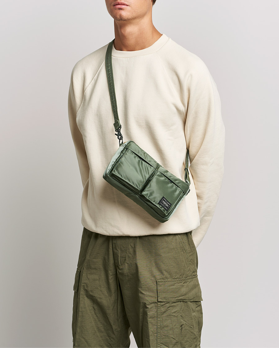 Heren | Tassen | Porter-Yoshida & Co. | Tanker Small Shoulder Bag Sage Green