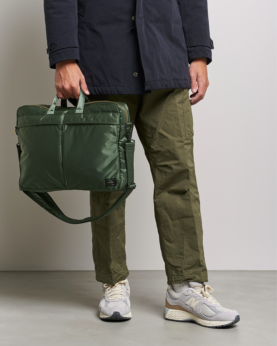 Heren | Japanese Department | Porter-Yoshida & Co. | Tanker 2Way Briefcase Sage Green