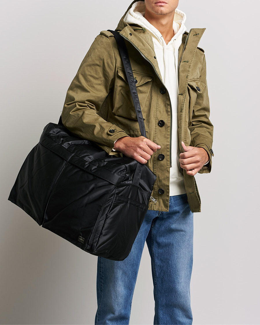Heren | Porter-Yoshida & Co. Tanker 2Way Boston Weekender Black | Porter-Yoshida & Co. | Tanker 2Way Boston Weekender Black