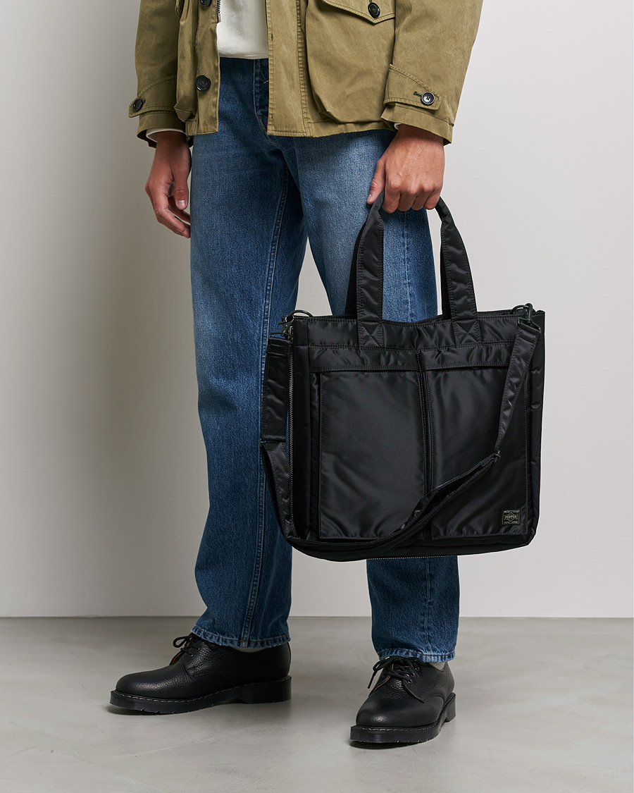 Heren | Porter-Yoshida & Co. Tanker Tote Bag Black | Porter-Yoshida & Co. | Tanker Tote Bag Black