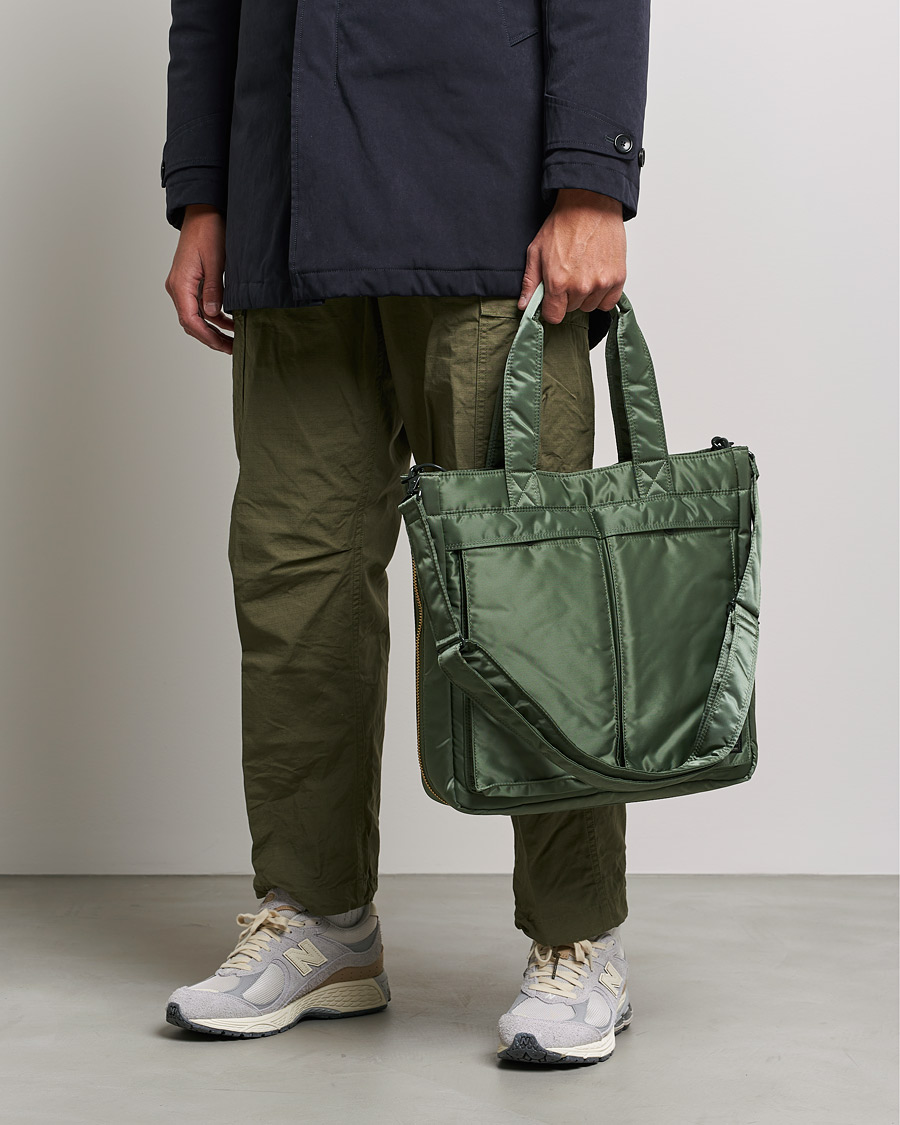 Men | Japanese Department | Porter-Yoshida & Co. | Tanker Tote Bag Sage Green