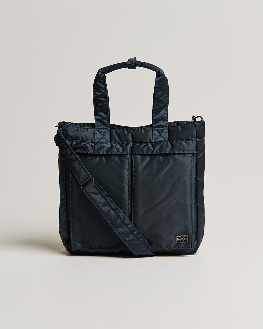 Heren | Porter-Yoshida & Co. Tanker Tote Bag Iron Blue | Porter-Yoshida & Co. | Tanker Tote Bag Iron Blue