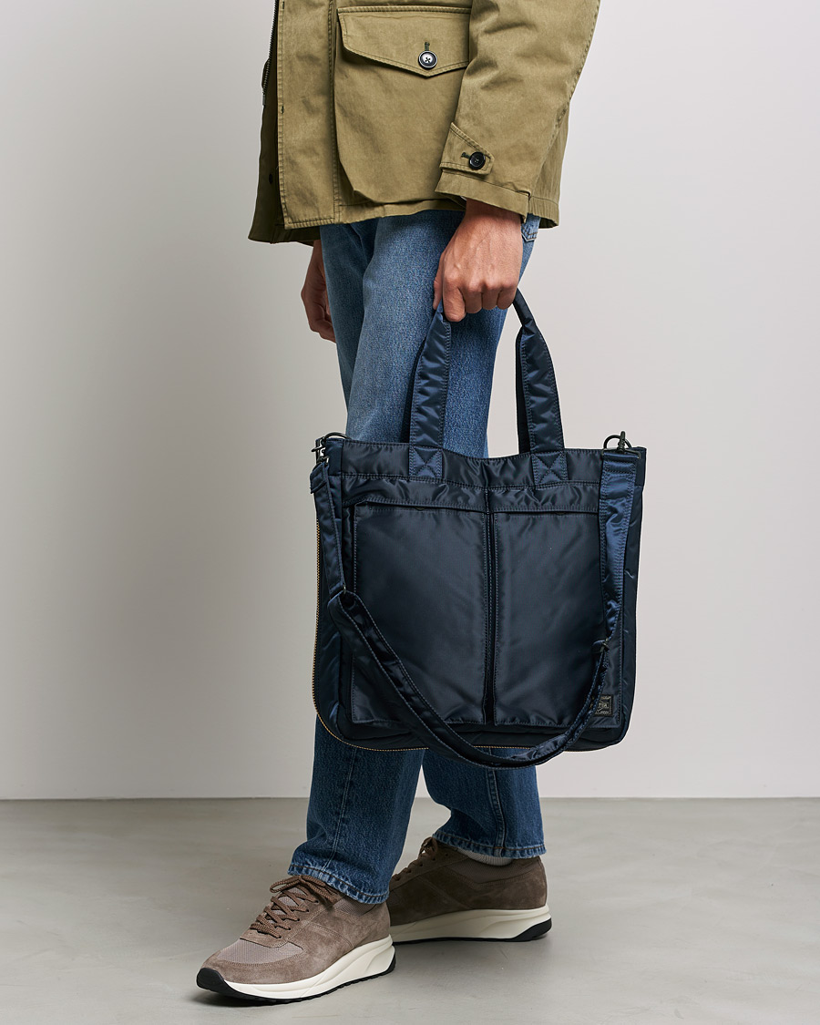 Heren | Tassen | Porter-Yoshida & Co. | Tanker Tote Bag Iron Blue