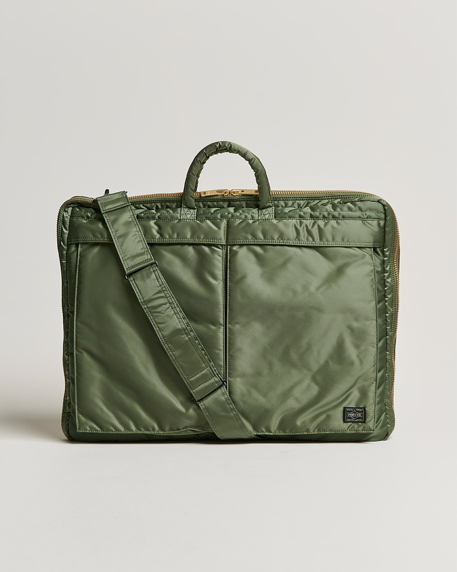 Heren | Porter-Yoshida & Co. Tanker Garment Bag Sage Green | Porter-Yoshida & Co. | Tanker Garment Bag Sage Green