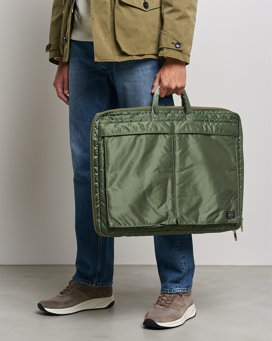 Heren | Afdelingen | Porter-Yoshida & Co. | Tanker Garment Bag Sage Green