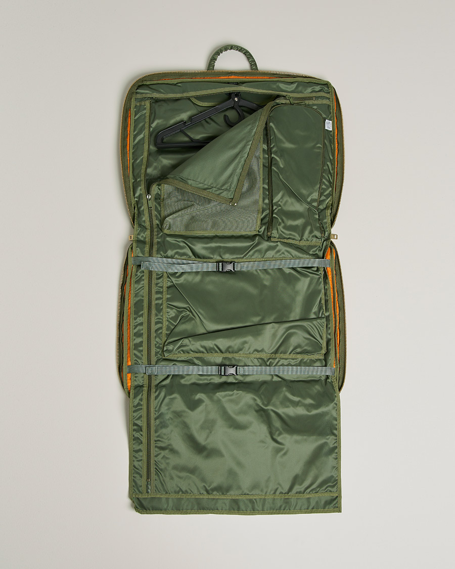 Heren | Porter-Yoshida & Co. Tanker Garment Bag Sage Green | Porter-Yoshida & Co. | Tanker Garment Bag Sage Green
