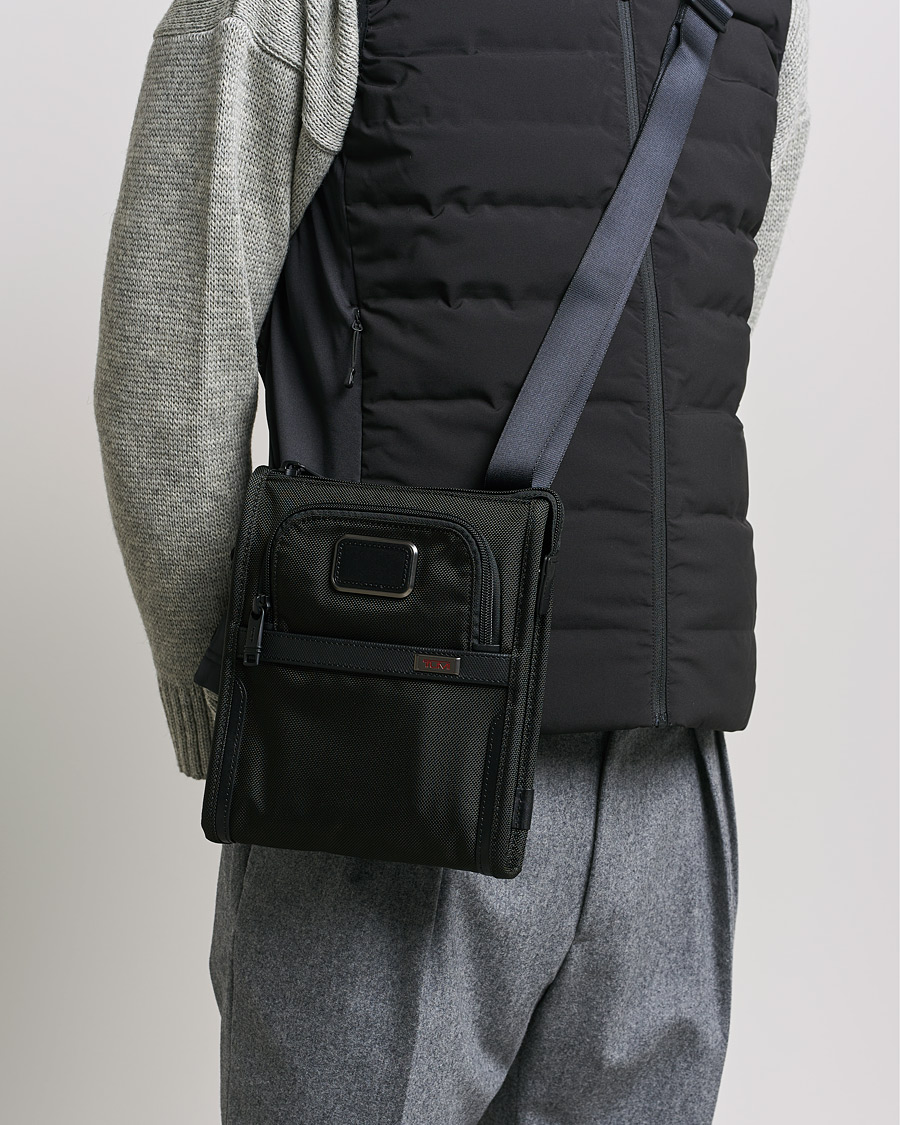 Heren | Tassen | TUMI | Alpha 3 Pocket Small Crossbody Bag Black
