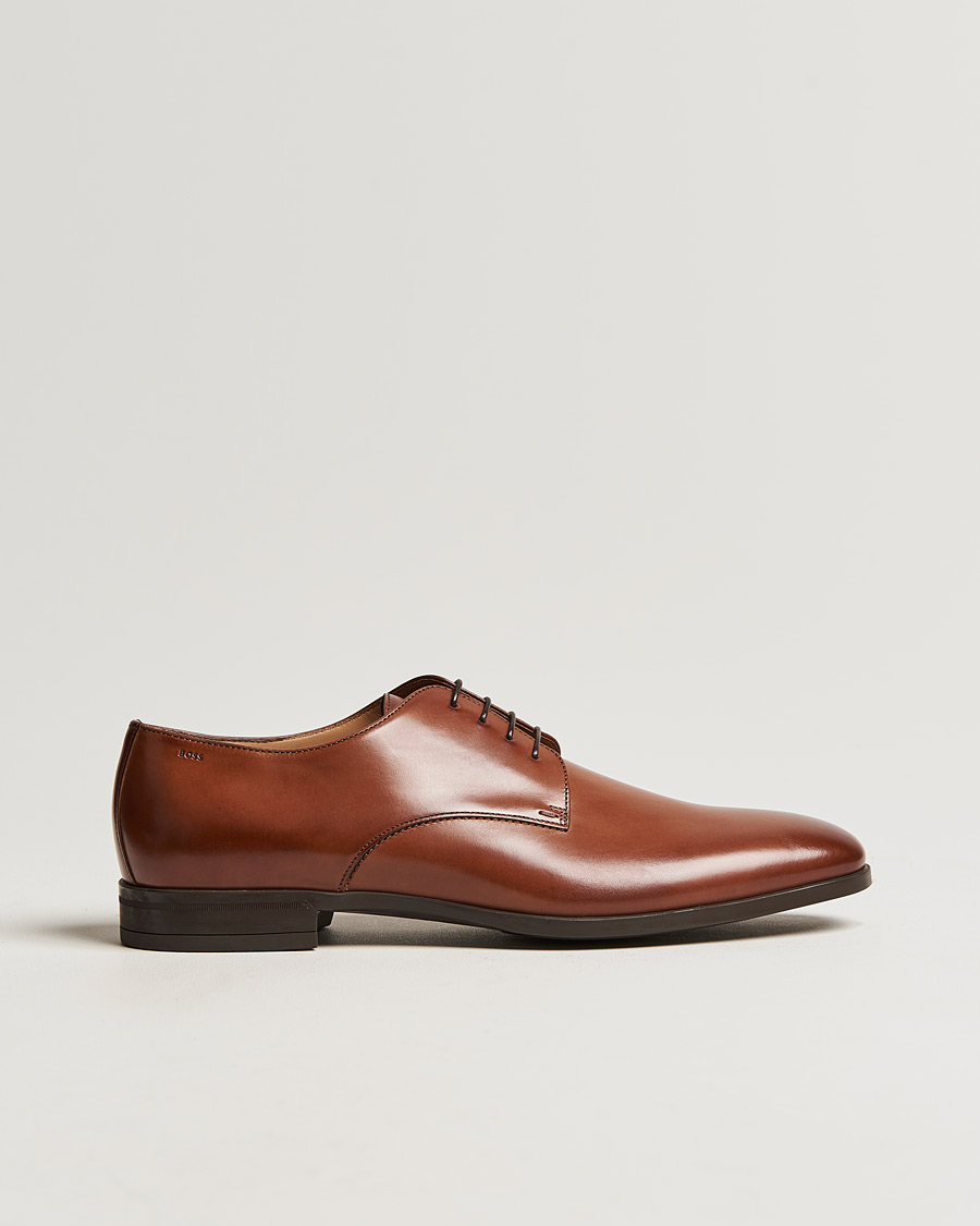 Heren | Derby schoenen | BOSS BLACK | Kensington Leather Derbys Medium Brown