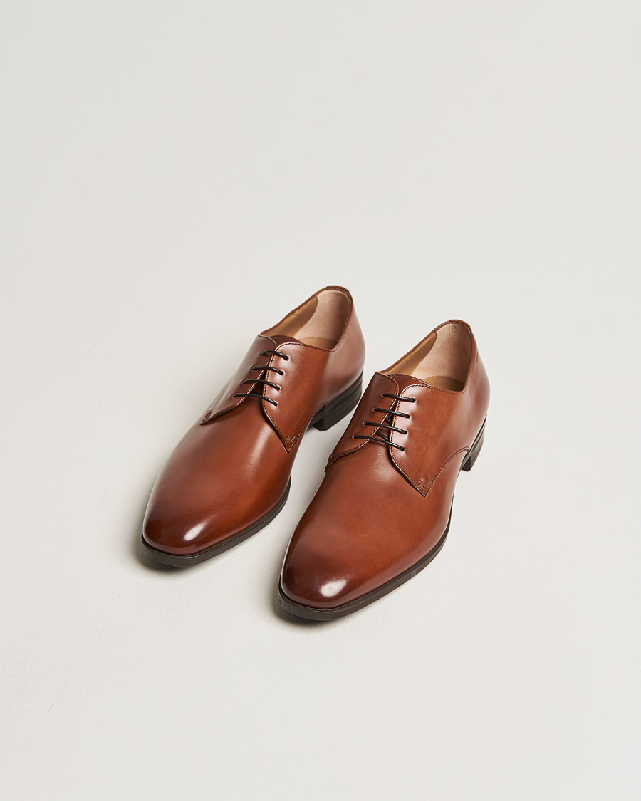 Heren | Derby schoenen | BOSS BLACK | Kensington Leather Derbys Medium Brown