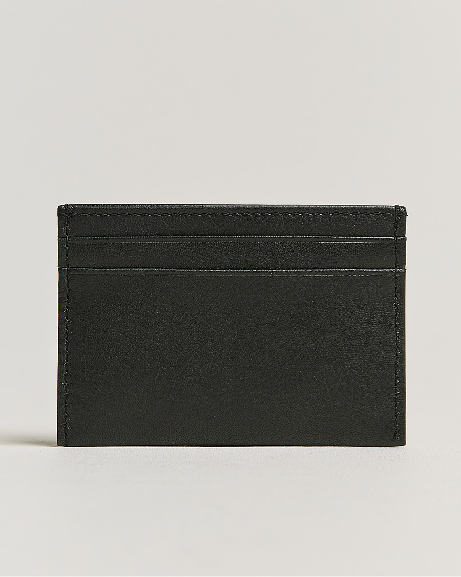 Heren | Portemonnees | BOSS BLACK | Signature Leather Card Holder Black