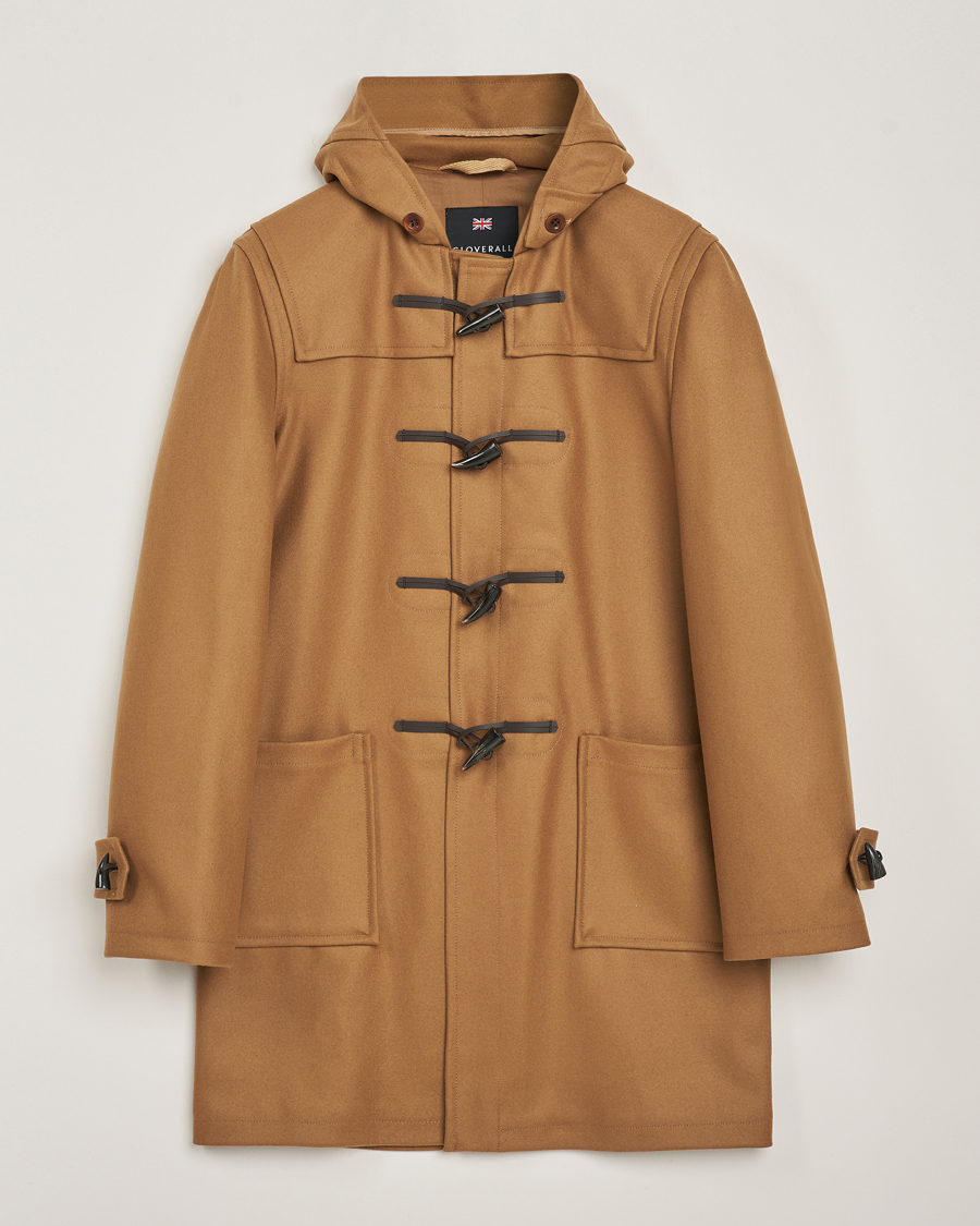 Heren | Jassen | Gloverall | Cashmere Blend Duffle Coat Camel