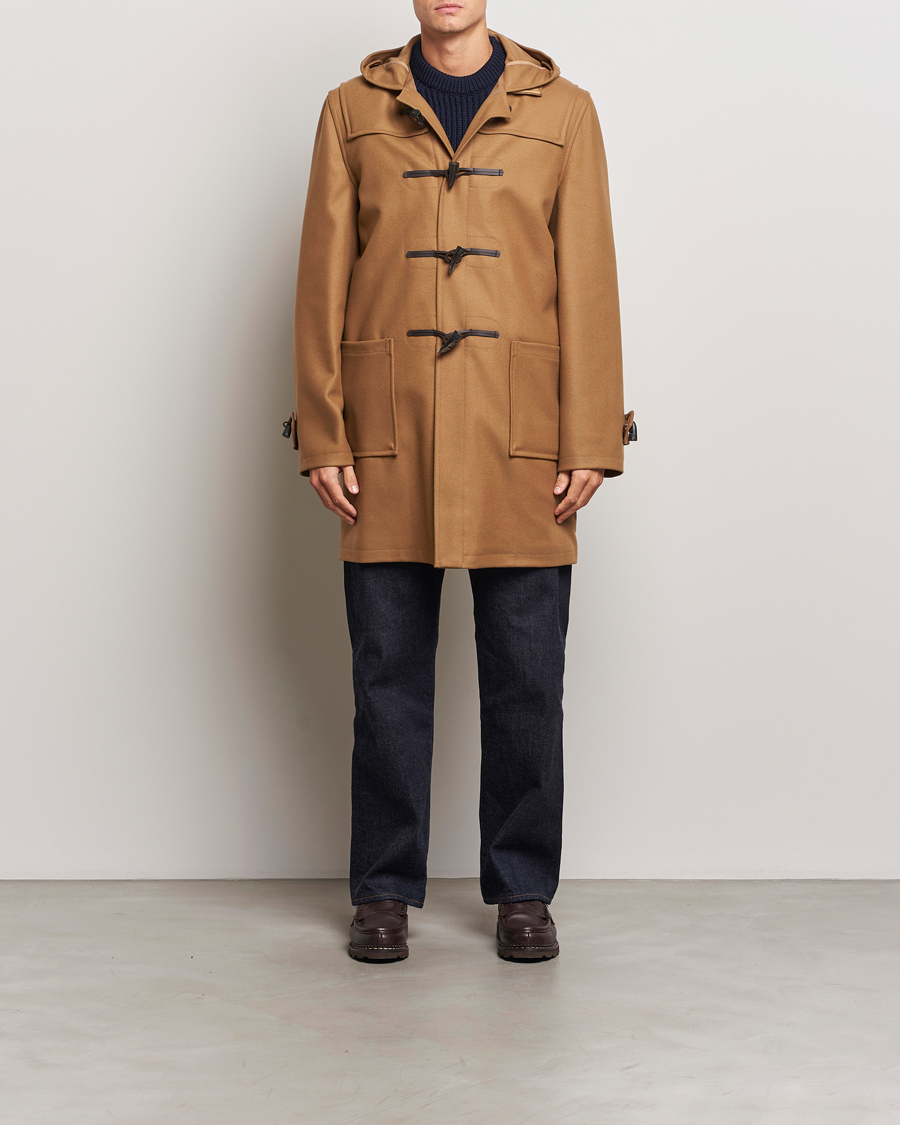 Heren | Jassen | Gloverall | Cashmere Blend Duffle Coat Camel