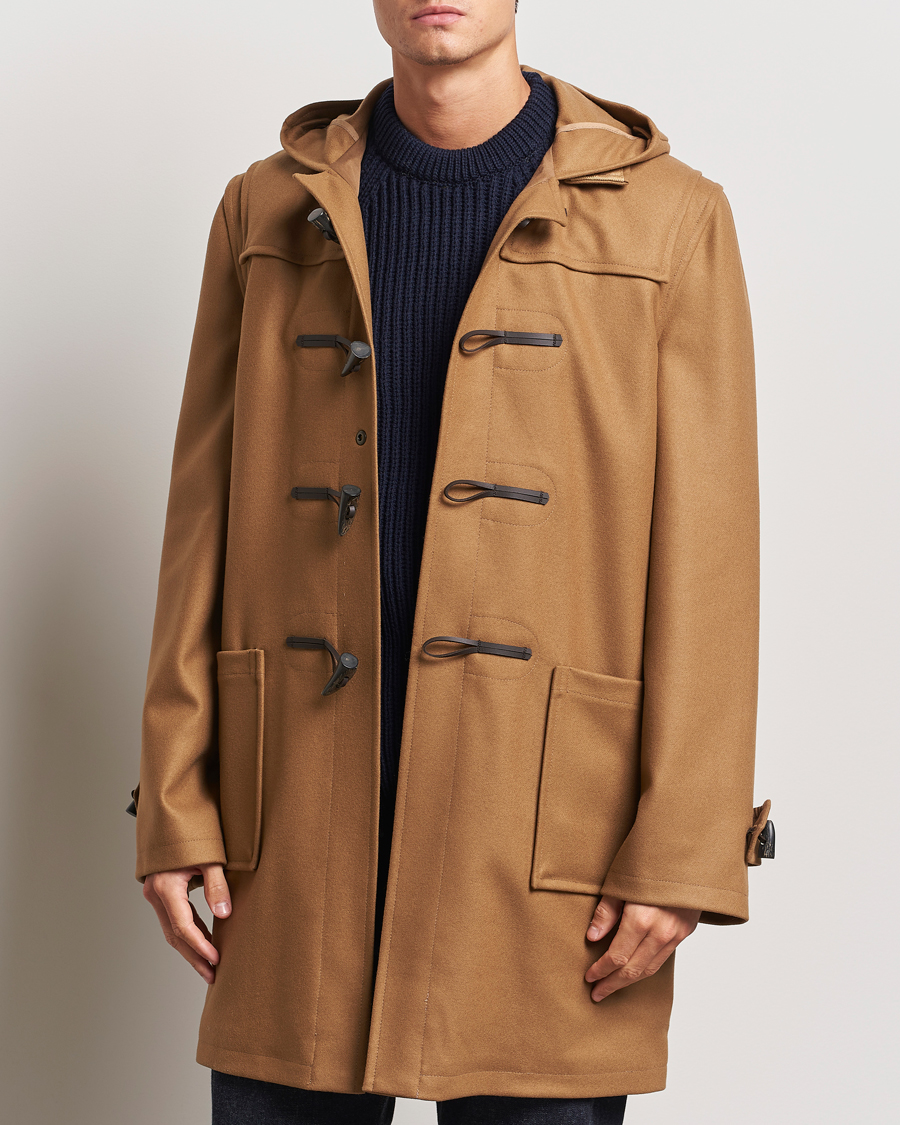 Heren | Kleding | Gloverall | Cashmere Blend Duffle Coat Camel