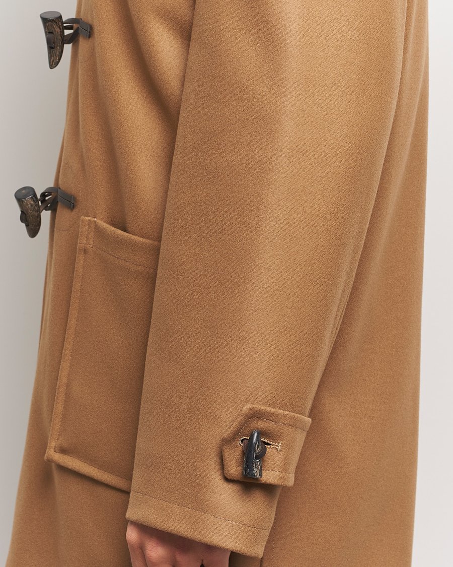 Heren | Jassen | Gloverall | Cashmere Blend Duffle Coat Camel