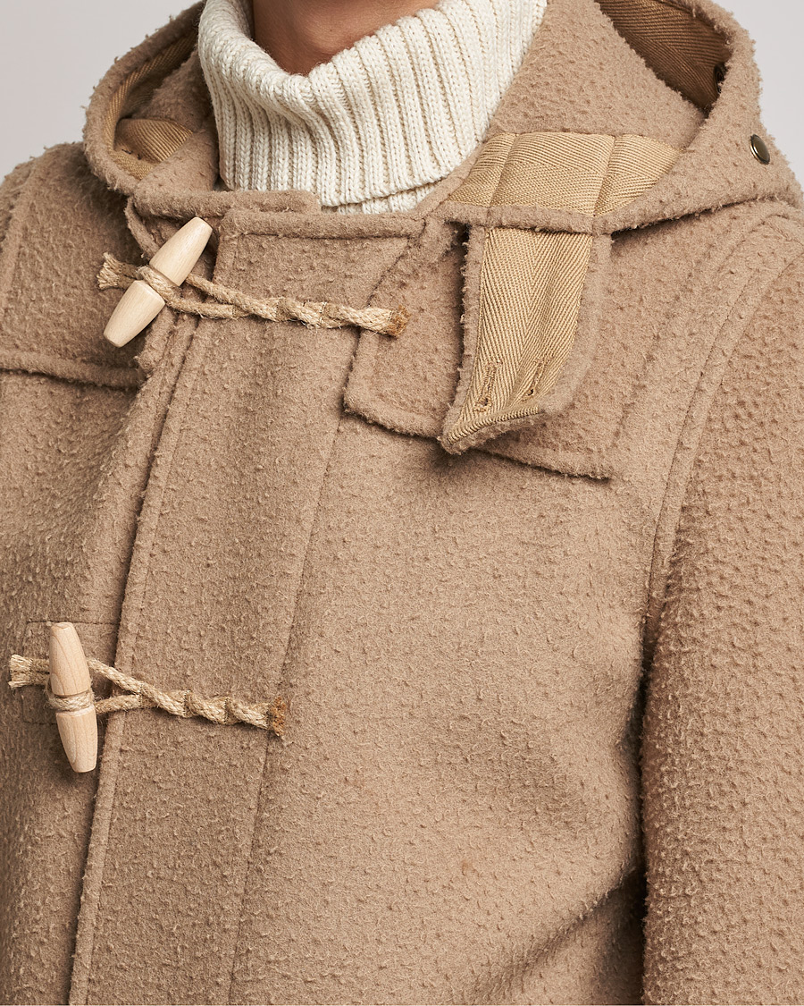Heren | Jassen | Gloverall | Monty Casentino Wool Duffle Coat Camel