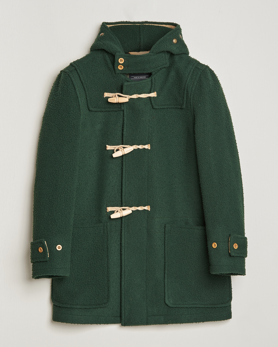 Heren | Jassen | Gloverall | Monty Casentino Wool Duffle Coat Moss