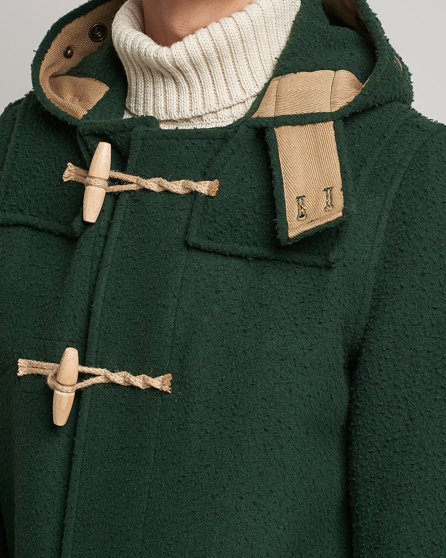 Heren | Jassen | Gloverall | Monty Casentino Wool Duffle Coat Moss