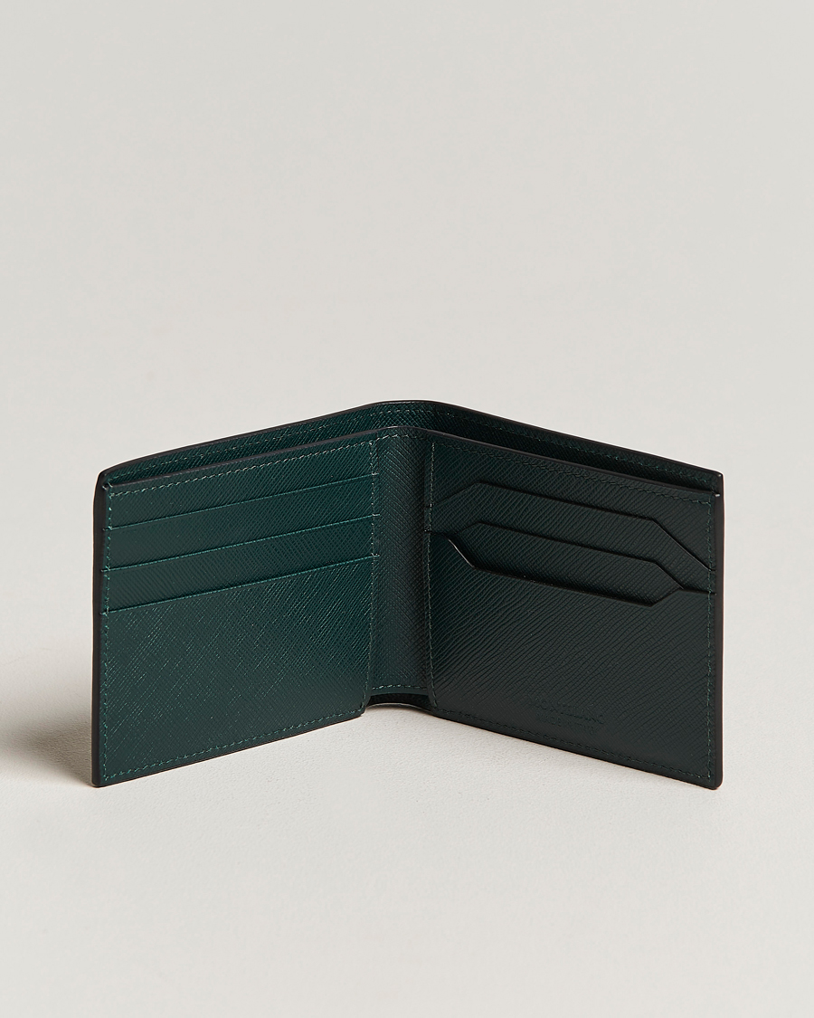 Heren | Portefeuilles met tweevoudige ritssluiting | Montblanc | Sartorial Wallet 6cc British Green