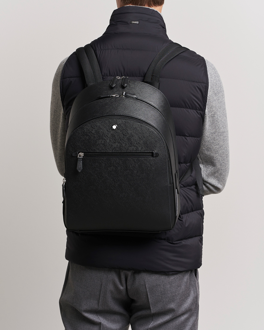 Heren | Montblanc | Montblanc | Sartorial Medium Backpack 3 Compartments Black