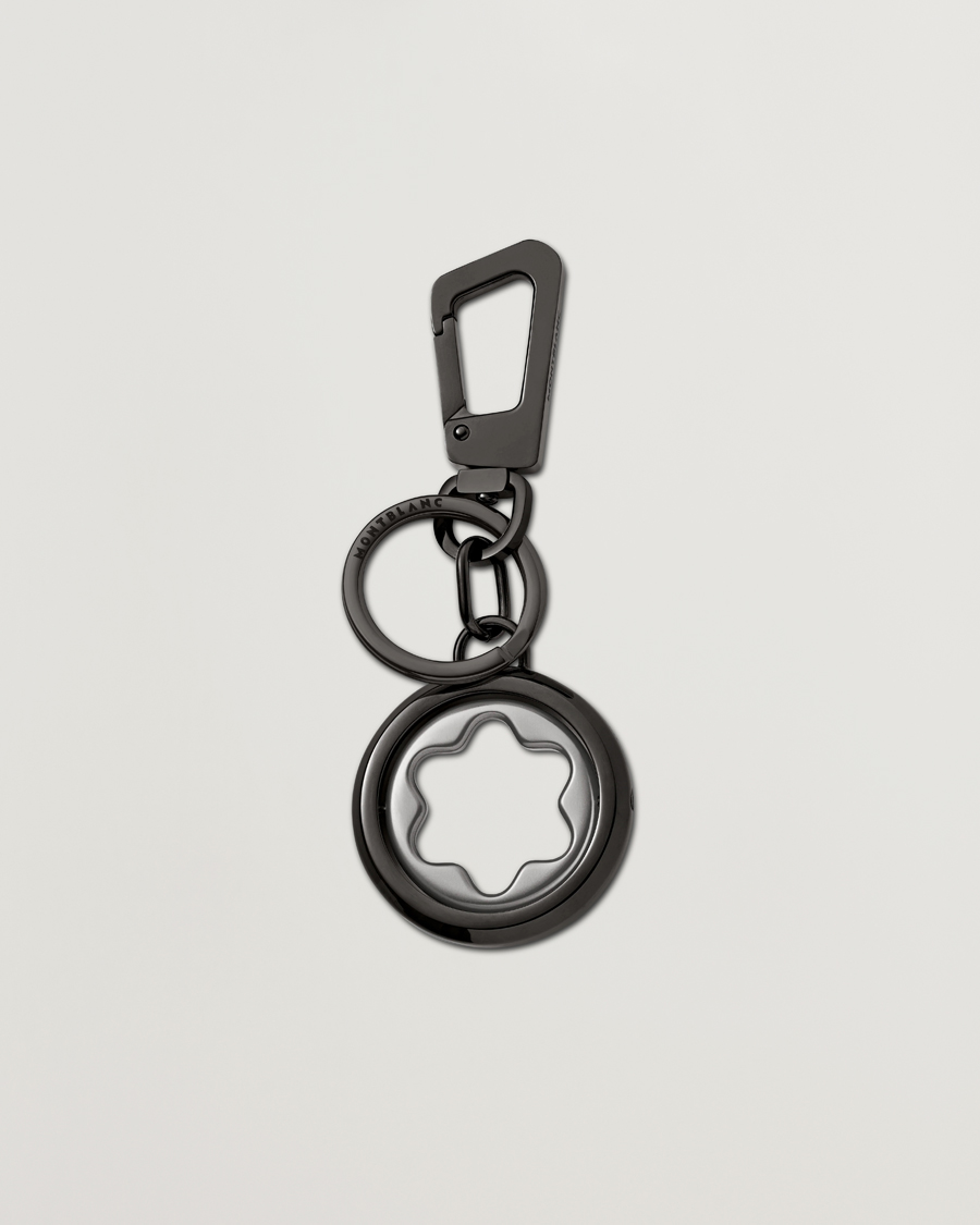 Heren | Sleutelhangers | Montblanc | Meisterstück Spinning Emblem Key Fob Black
